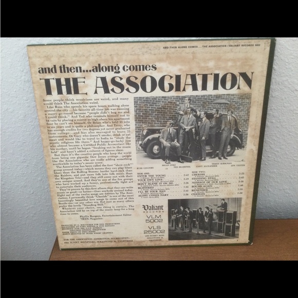The Association LP from the 1960's. I played it this morning. No problems. - Picture 3 of 6